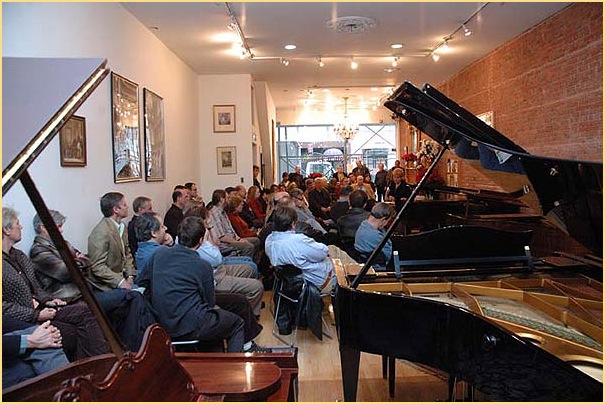The Crowd at Beethoven Pianos
